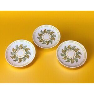 Vintage Taylor Smith Taylor Ironstone Bread Plates | Mint | 6.8" | Set Of 3